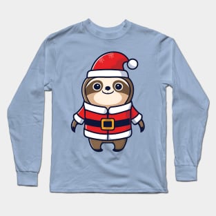 Sloth Christmas Long Sleeve T-Shirt